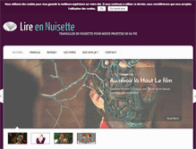 Tablet Screenshot of lire-en-nuisette.fr